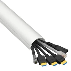 D-line kabelgoot halfrond wit 50/25 mm 1 meter
