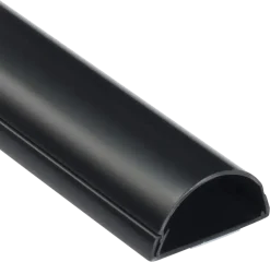 D-line kabelgoot halfrond zwart 50/25 mm 1 meter