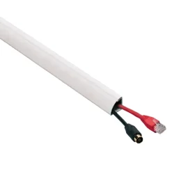 D-line kabelgoot kwartrond wit 1/4 inch 2 meter