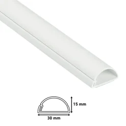 D-line Kabelgoot Wit 30/ 15 mm 2 Meter