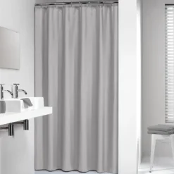 Sealskin Douchegordijn Granada 120x200cm licht grijs