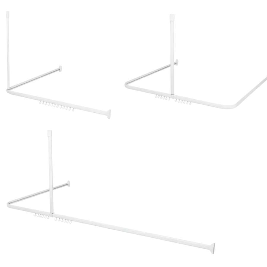 Sealskin Douchestang Easy Roll 90x90x90cm wit
