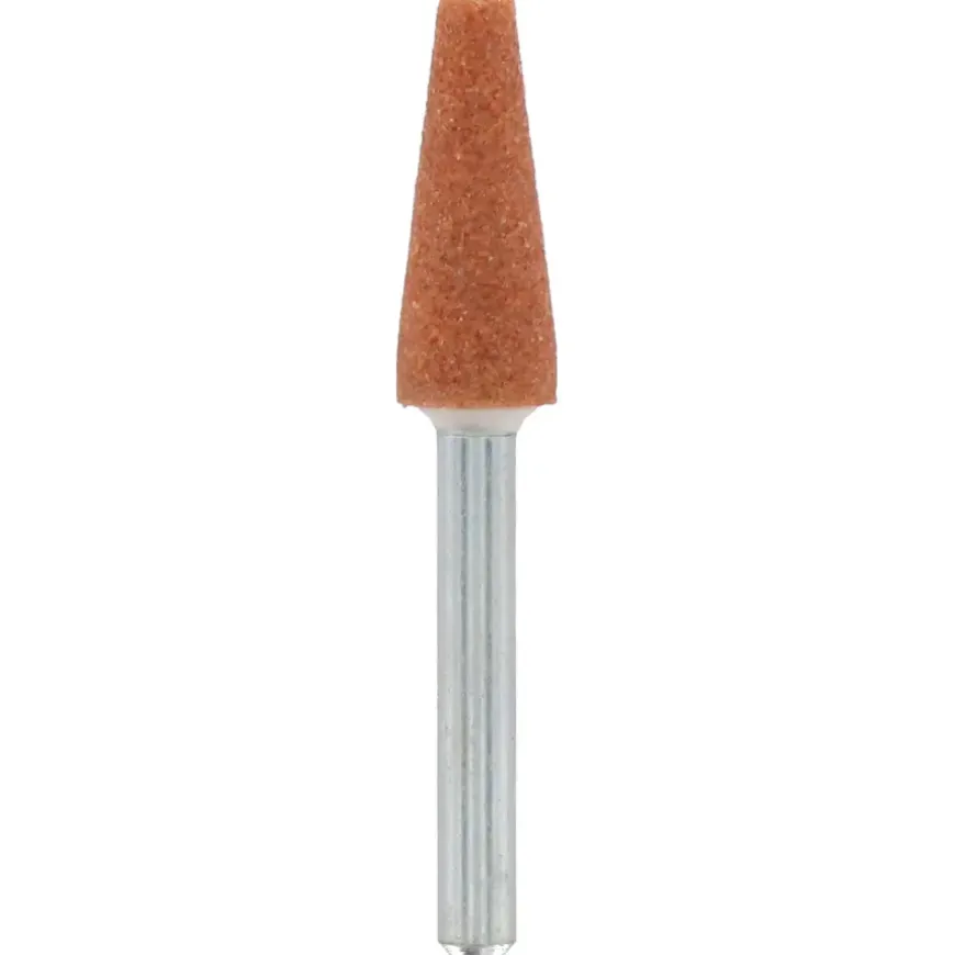 Dremel multitool accessoire - slijpsteen aluminiumoxide kegelvormig 953 - 3 stuks - 6,4 mm