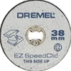 Dremel multitool accessoire - speedclic snijschijf voor metaal - 5 stuks - 38 mm