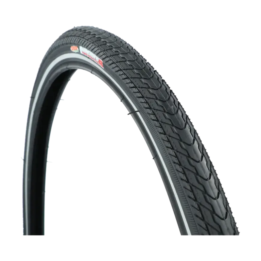 Dresco anti-lek buitenband metro elite 28x1 5/8x 1 3/8 (37-622) reflectie zwart