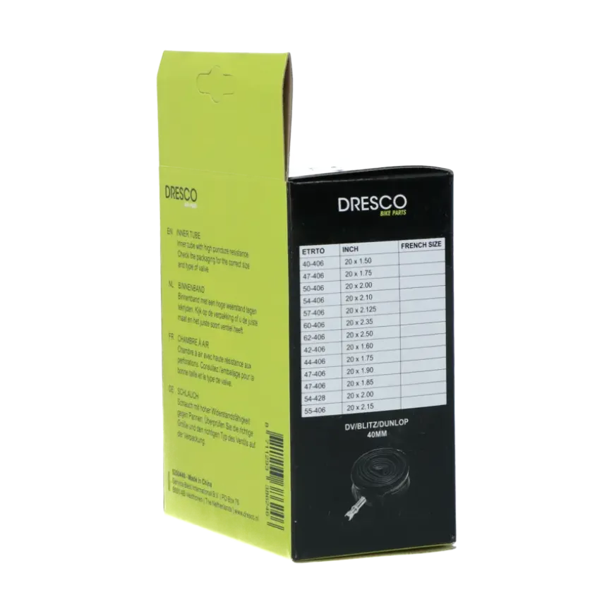 Dresco binnenband 20 x 1.50-2.50 (40/62-406) dunlop 40mm