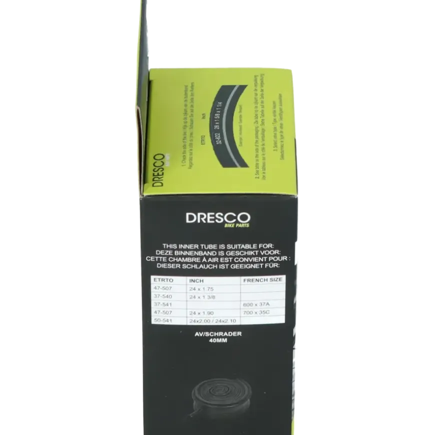 Dresco binnenband 24 x 1.70-2.20 (44/50-507) schrader 40mm
