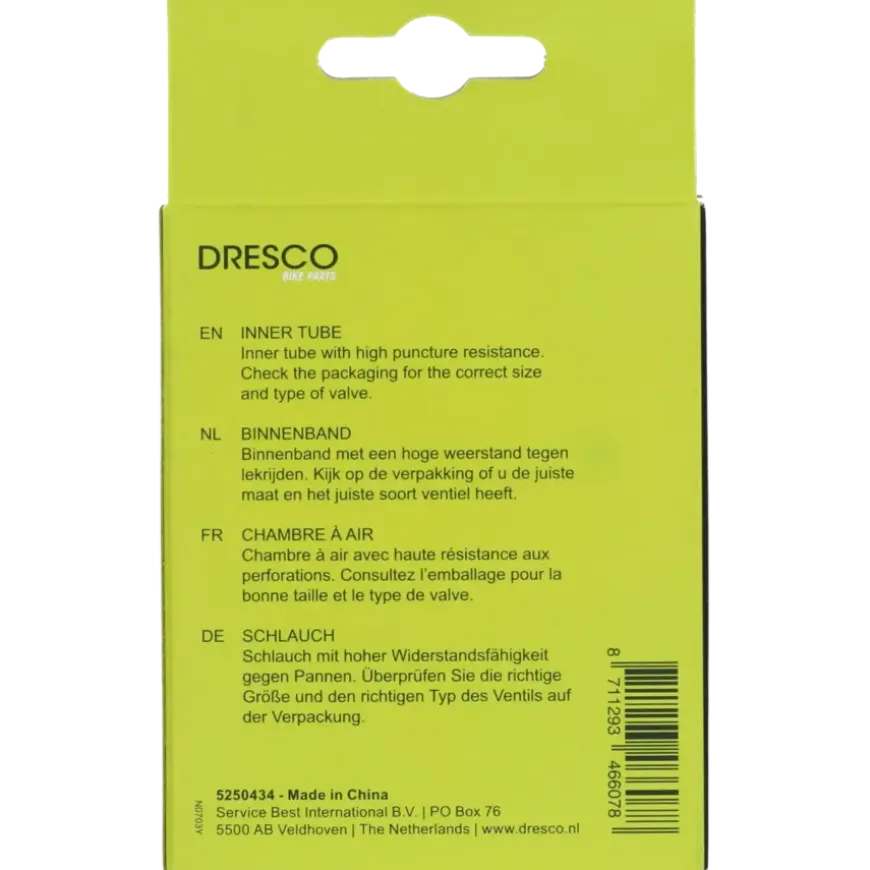 Dresco binnenband 24 x 1.70-2.20 (44/50-507) schrader 40mm