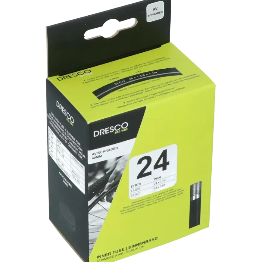 Dresco binnenband 24 x 1.70-2.20 (44/50-507) schrader 40mm