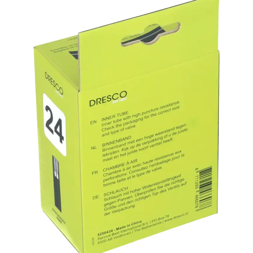 Dresco binnenband 24 x 1.70-2.20 (44/50-507) schrader 40mm