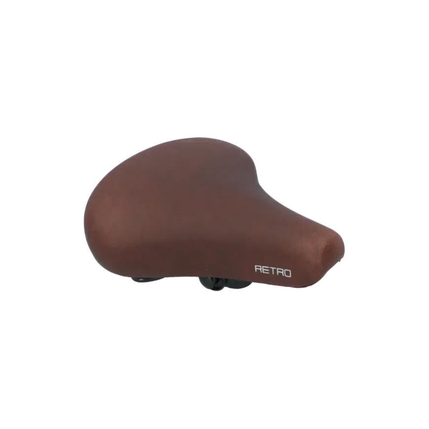Dresco City Retro fietszadel bruin