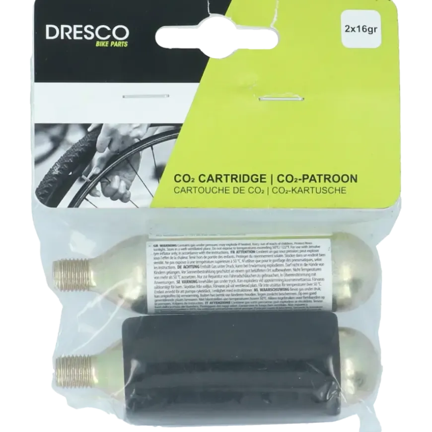 Dresco CO2 patronen 16gr 2st