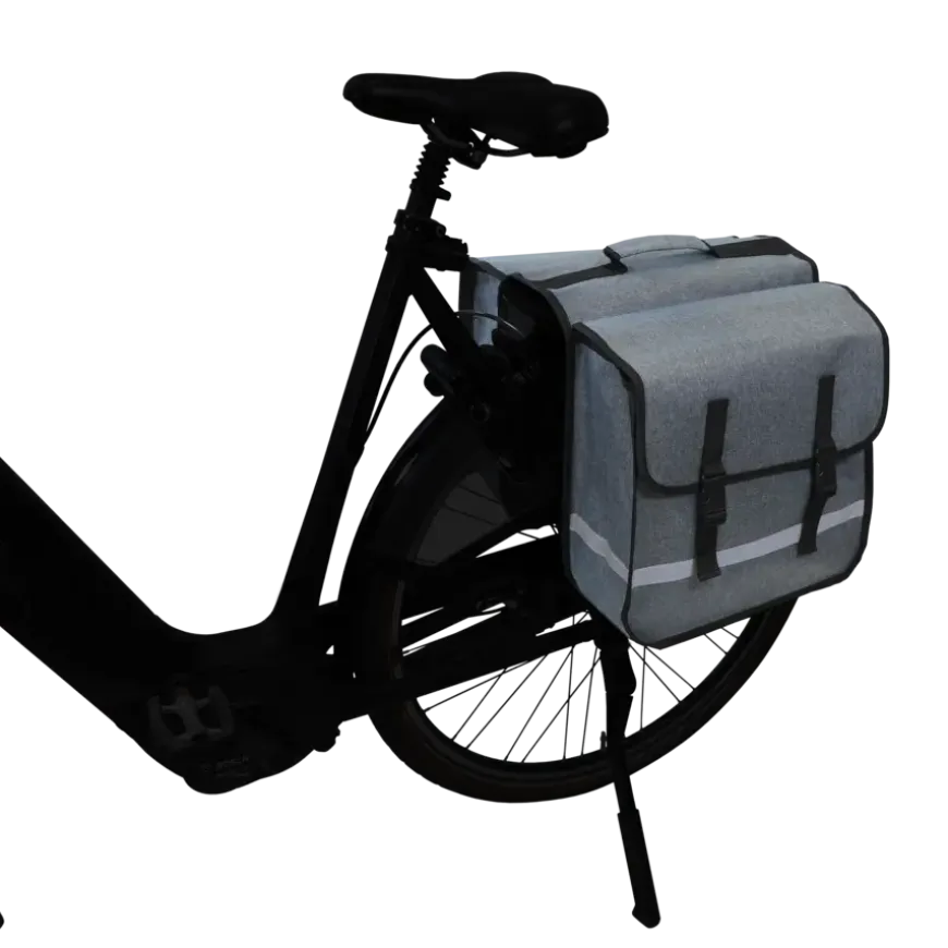 Dresco dubbele fietstas 36L