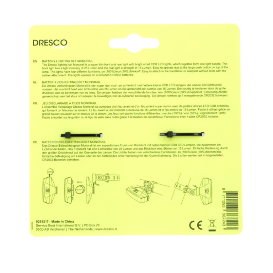 Dresco Monorail verlichtingsset