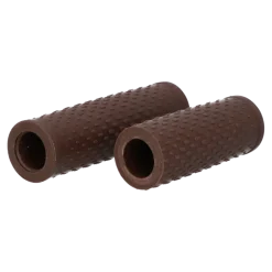 Dresco soft grip fiets handvatten 119/92 mm bruin