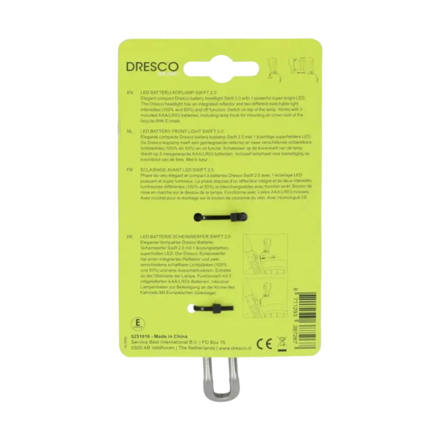Dresco Swift 2.0 koplamp