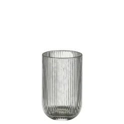 Geen Drinkglas geribbeld - h13xd8 cm