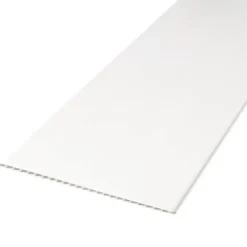 Dumaclip wand- en plafondpaneel PVC satijn wit 2.4m2, afm. 120 x 25 cm