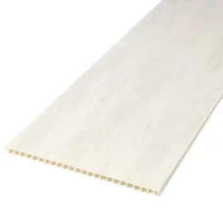Dumaclip wand- en plafondpaneel PVC grijze schors 2.4m2, afm. 120 x 25 cm