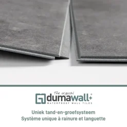 Dumawall+ wandtegel kunststof Sambro glans 1,95m² 37,5x65cm 8 stuks