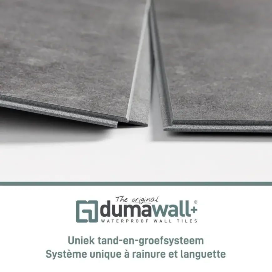 Dumawall+ wandtegel kunststof Sambro glans 1,95m² 37,5x65cm 8 stuks