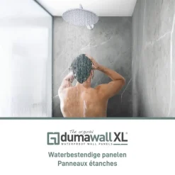 Dumawall XL kunststof wandbekleding Modica 4,68m² 90x260cm - 2 stuks