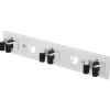 Duraline bezemhouder wit 36x7x5 cm