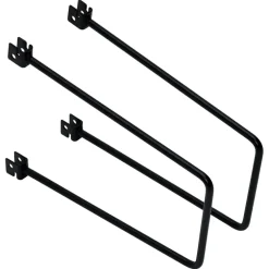 Duraline boekklem zwart 2 stuks