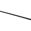 Duraline bovenrail zwart 130 cm t.b.v. opbergsysteem hangend