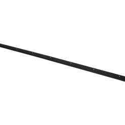 Duraline bovenrail zwart 130 cm t.b.v. opbergsysteem hangend