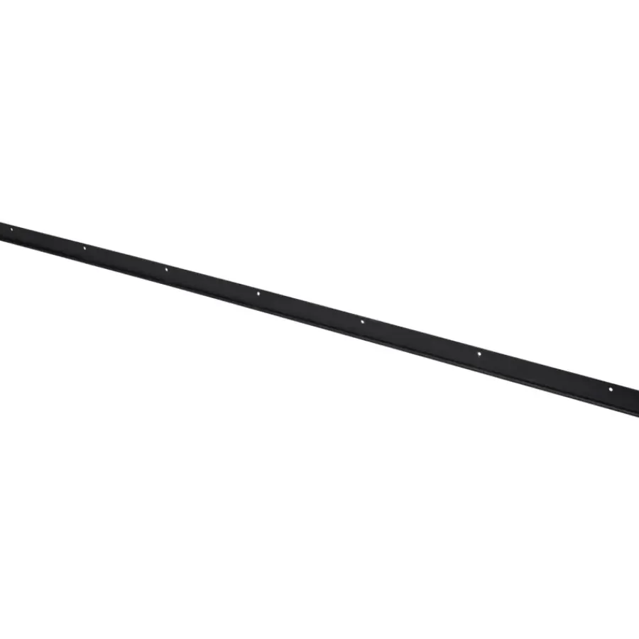 Duraline bovenrail zwart 130 cm t.b.v. opbergsysteem hangend