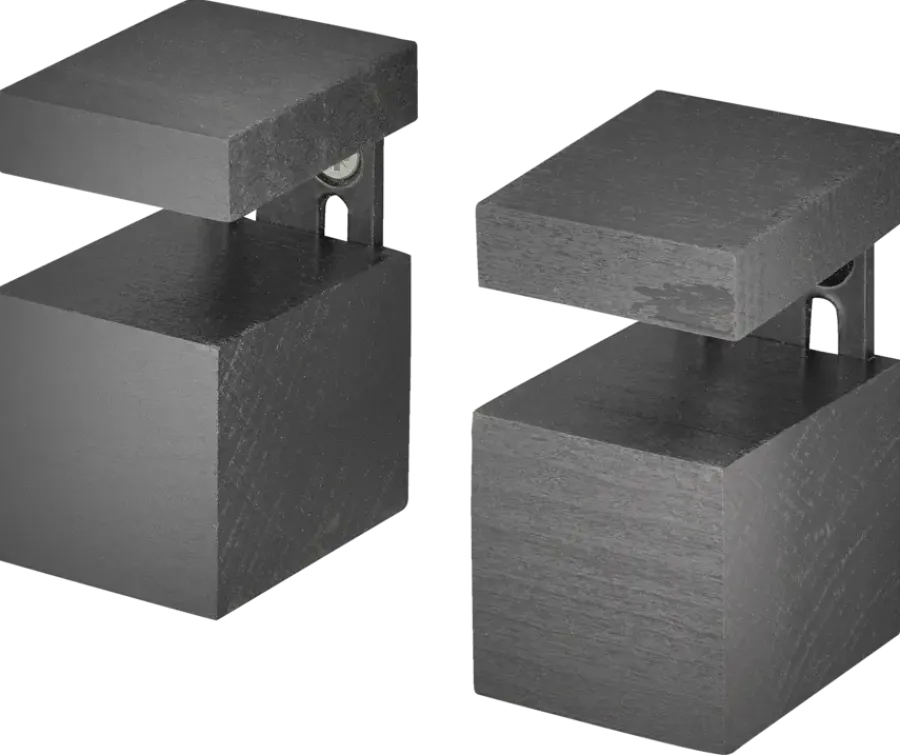 Duraline clip cube mini zwart 2 stuks