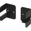 Duraline clip mat zwart 6,5x5x5 cm 2 stuks