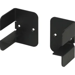 Duraline clip mat zwart 6,5x5x5 cm 2 stuks