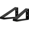 Duraline clip zwart 7x19 cm 2 stuks