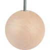 Duraline meubelpoot bol naturel eiken Ø10 cm