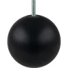 Duraline meubelpoot bol zwart Ø10 cm