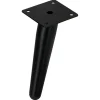 Duraline meubelpoot mat zwart 15 cm
