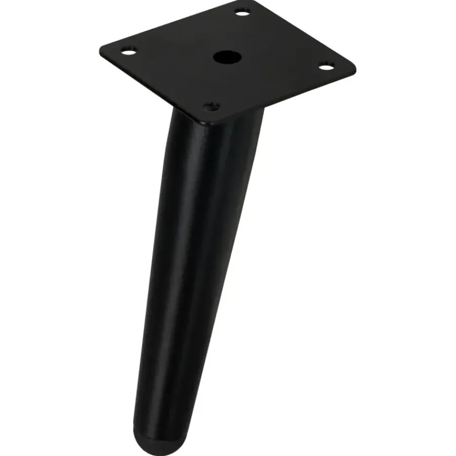 Duraline meubelpoot mat zwart 15 cm