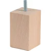 Duraline meubelpoot naturel beuken 5x5x8 cm