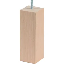 Duraline meubelpoot naturel beuken 5x5x15 cm