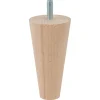 Duraline meubelpoot rond beuken Ø2,5x5x10 cm