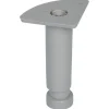 Duraline meubelpoot rond grijs Ø3,5x12x18 cm