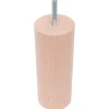 Duraline meubelpoot rond naturel beuken Ø 5,8x15 cm