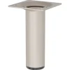 Duraline meubelpoot rond zand / beige staal Ø3x10 cm