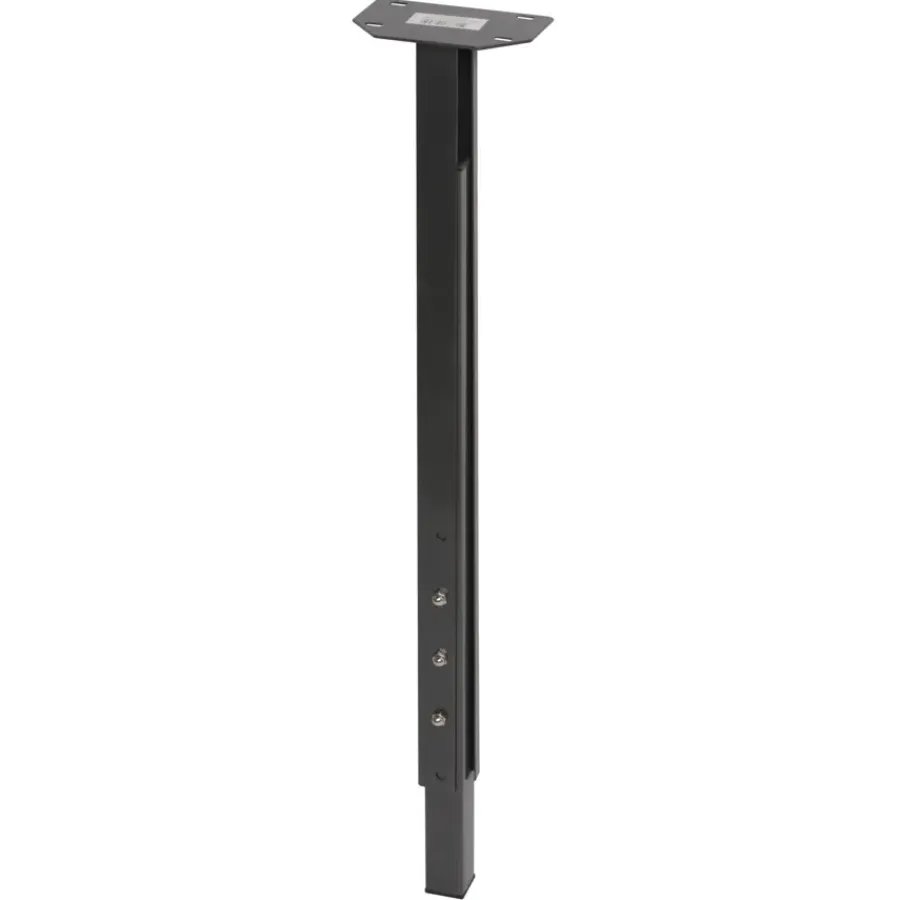 Duraline meubelpoot vierkant metaal antraciet 30x30 mm verstelbare hoogte
