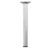 Duraline meubelpoot vierkant nikkel geborsteld 2,5x2,5x25 cm