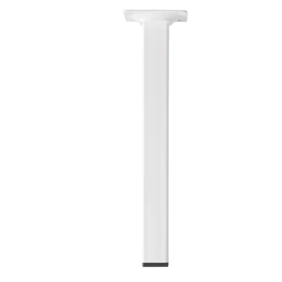 Duraline meubelpoot vierkant wit 2,5x2,5x25 cm