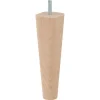 Duraline meubelpoot vierkant/rond beuken 18 cm