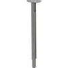 Duraline meubelpoot vierkant metaal grijs 30x30 mm verstelbare hoogte